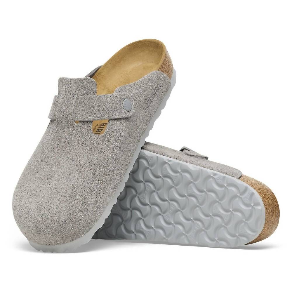 NEW BIRKENSTOCK women's boston clog in stone coin - Picture 4 of 5